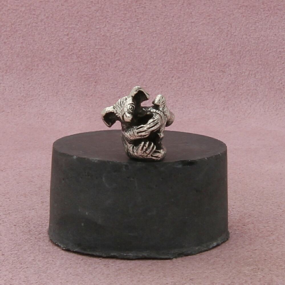 trollbeads sterling silver mom & baby koala bear retired bead charm